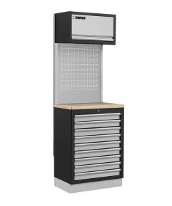 FERVI A007R ARREDAMENTO MODULARE PER OFFICINA CON PIANALE IN LEGNO