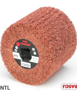 ROSVER NTL RUOTA RUOTE LAMELLARI ABRASIVE IN NON TESSUTO FORO 19 PER SATINATRICE