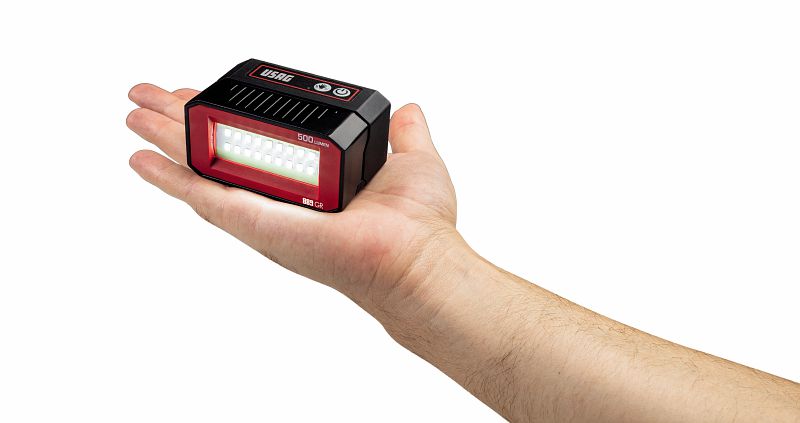 USAG 889 GR FARETTO LAMPADA LUCE A LED SENSORE DI MOVIMENTO RICARICABILE 500 LM - immagine 3